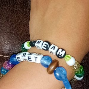 Personalized Single String Beaded Kandy Bracelet