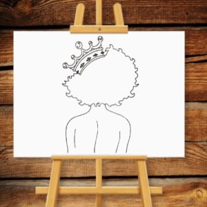 Sip and Paint (Set of 5) - Crown design